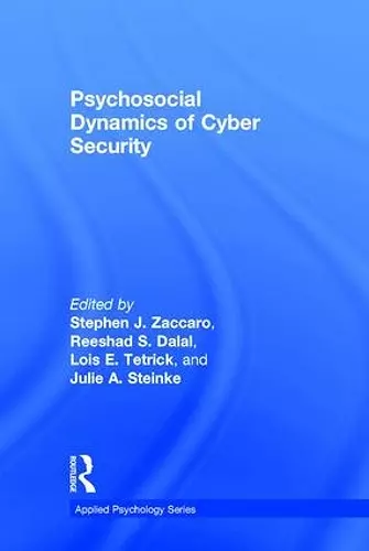 Psychosocial Dynamics of Cyber Security cover