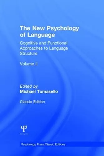 The New Psychology of Language cover