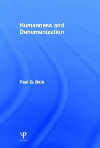 Humanness and Dehumanization cover