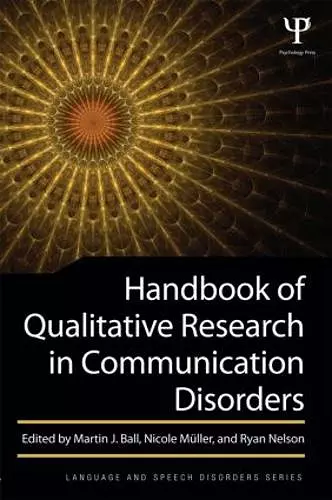 Handbook of Qualitative Research in Communication Disorders cover