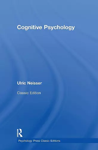 Cognitive Psychology cover