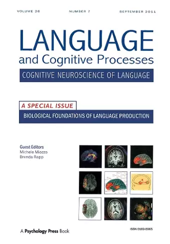 Biological Foundations of Language Production cover