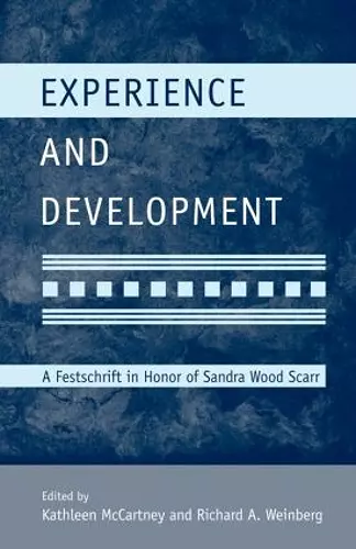 Experience and Development cover