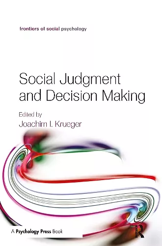 Social Judgment and Decision Making cover