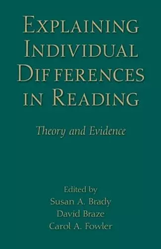 Explaining Individual Differences in Reading cover