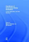 Handbook of Automated Essay Evaluation cover