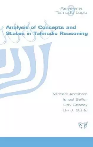 Analysis of Concepts and States in Talmudic Reasoning cover