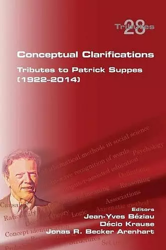 Conceptual Clarifications. Tributes to Patrick Suppes (1922-2014) cover