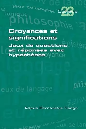 Croyances et significations cover