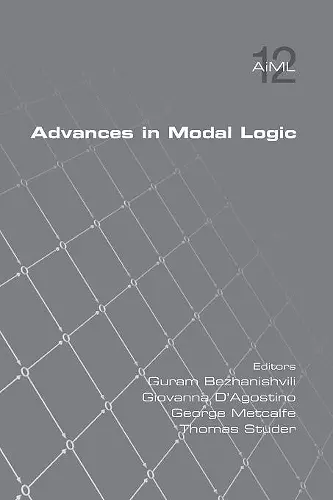 Advances in Modal Logic, Volume 12 cover