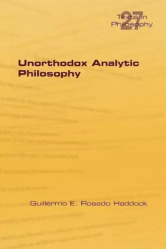 Unorthodox Analytic Philosophy cover