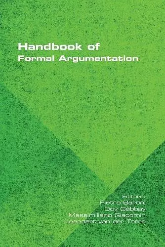 Handbook of Formal Argumentation cover