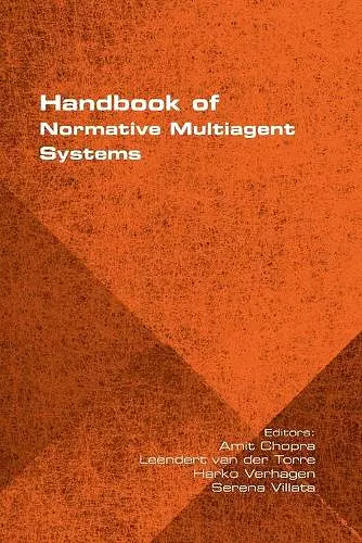 Handbook of Normative Multiagent Systems cover