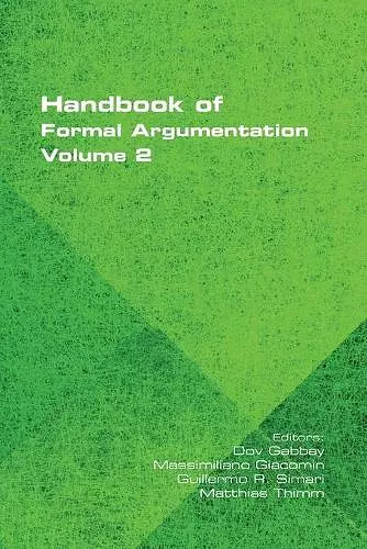 Handbook of Formal Argumentation, Volume 2 cover