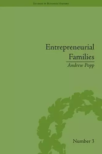 Entrepreneurial Families cover