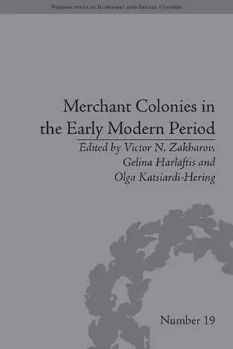 Merchant Colonies in the Early Modern Period cover