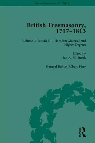 British Freemasonry, 1717-1813 cover