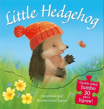 Little Hedgehog: Storybook and Double-Sided Jigsaw cover