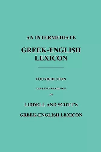 An Intermediate Greek-English Lexicon cover