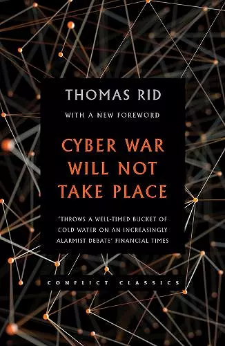 Cyber War Will Not Take Place cover