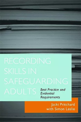 Recording Skills in Safeguarding Adults cover