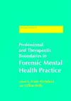 Professional and Therapeutic Boundaries in Forensic Mental Health Practice cover