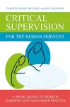 Critical Supervision for the Human Services cover