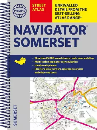 Philip's Street Atlas Navigator Somerset cover