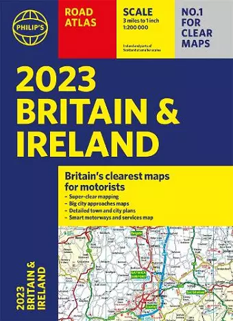 2023 Philip's Road Atlas Britain and Ireland cover