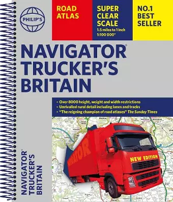 Philip's Navigator Trucker's Britain: Spiral cover