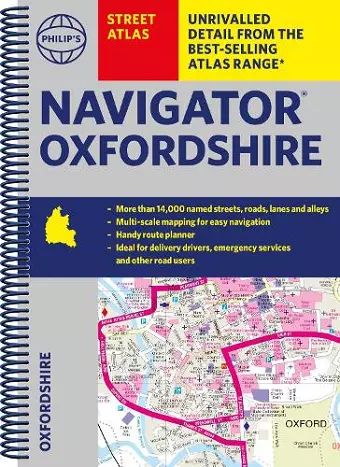 Philip's Navigator Street Atlas Oxfordshire cover
