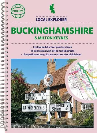 Philip's Local Explorer Street Atlas Buckinghamshire and Milton Keynes cover