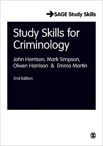 Study Skills for Criminology cover