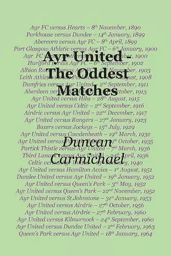 Ayr United - The Oddest Matches cover