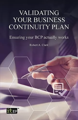 Validating Your Business Continuity Plan cover