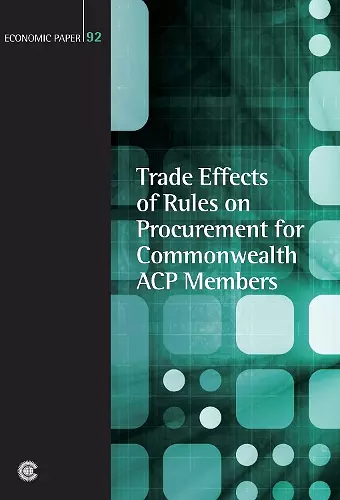 Trade Effects of Rules on Procurement for Commonwealth ACP Members cover