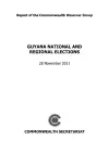 Guyana National and Regional Elections, 28 November 2011 cover