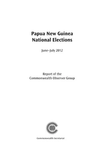 Papua New Guinea National Elections, June-July 2012 cover