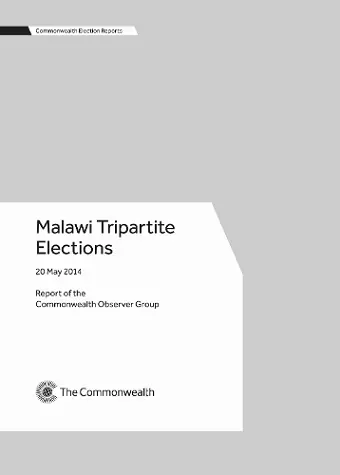 Malawi Tripartite Elections, 20 May 2014 cover