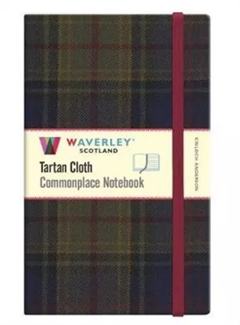 Kinloch Anderson: Waverley Scotland Genuine Tartan Cloth Commonplace Notebook cover