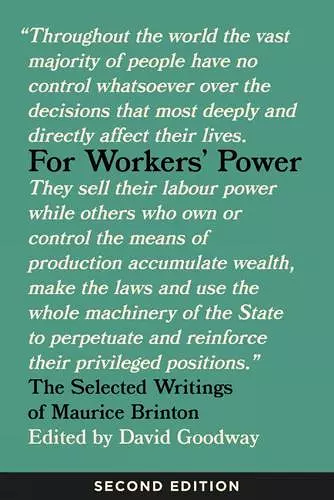 For Workers' Power cover