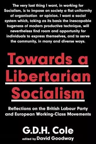 Towards A Libertarian Socialism cover