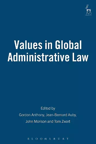 Values in Global Administrative Law cover