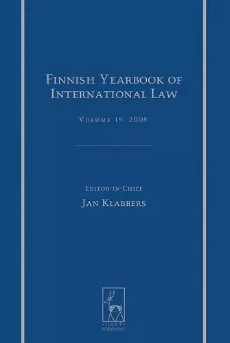 Finnish Yearbook of International Law, Volume 19, 2008 cover