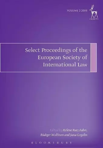 Select Proceedings of the European Society of International Law, Volume 2, 2008 cover