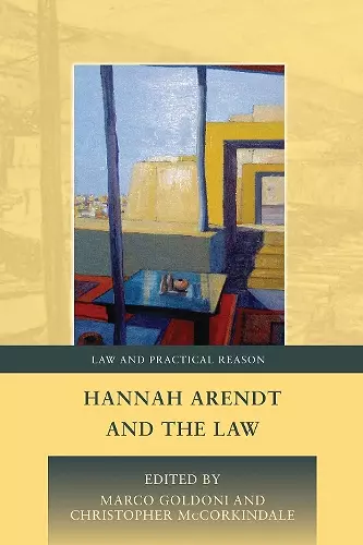 Hannah Arendt and the Law cover