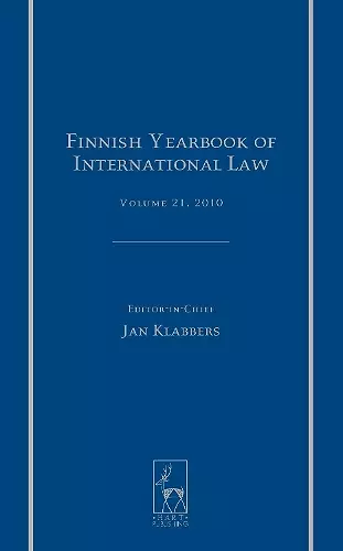 Finnish Yearbook of International Law, Volume 21, 2010 cover