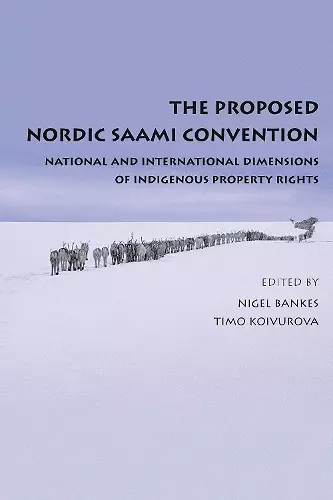 The Proposed Nordic Saami Convention cover