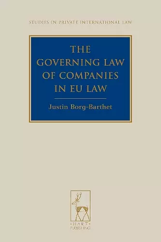 The Governing Law of Companies in EU Law cover