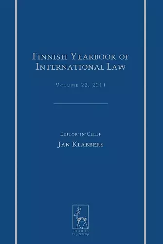 Finnish Yearbook of International Law, Volume 22, 2011 cover